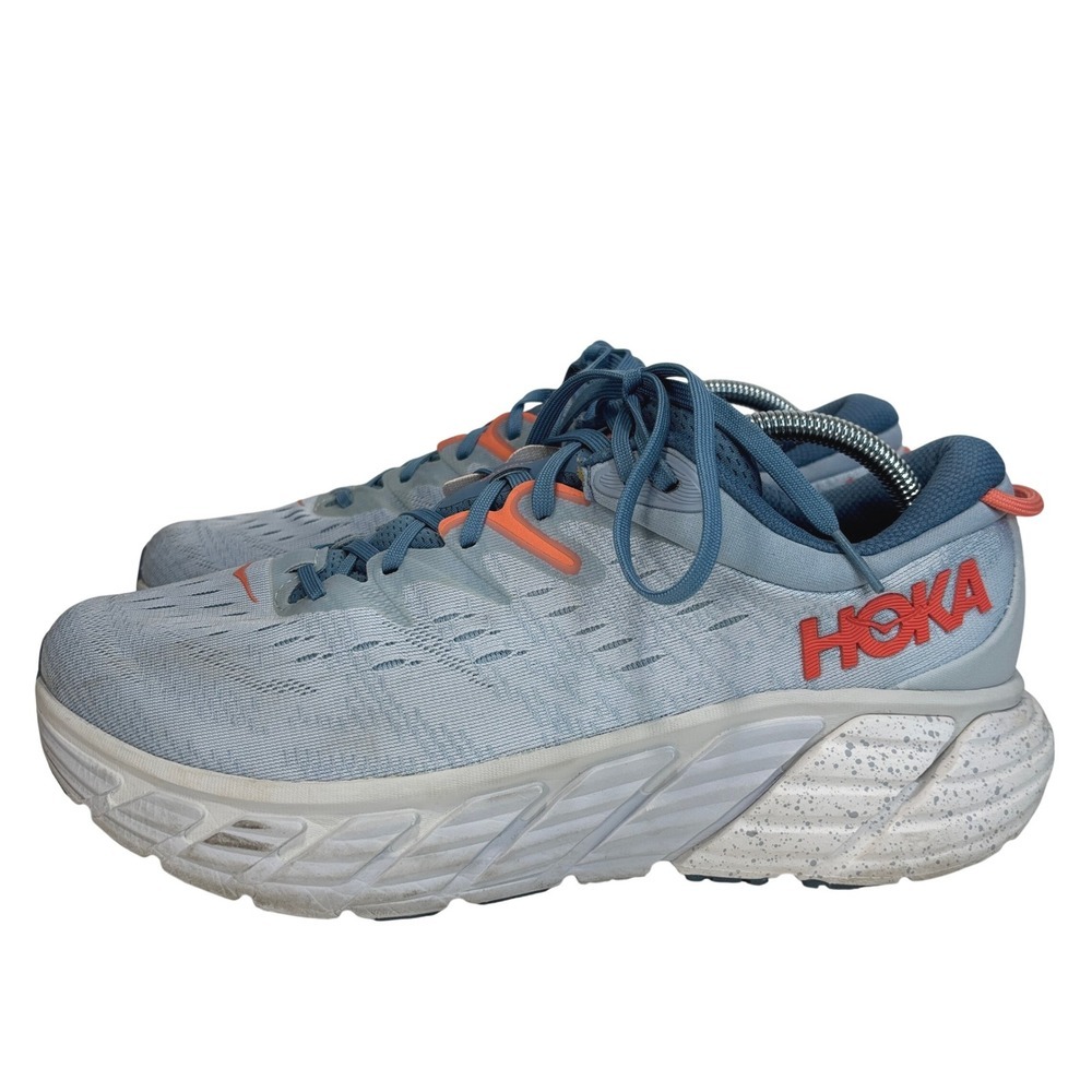 Hoka One One Gaviota 4 Womens Running Shoes Sneakers Blue Fog Size 11